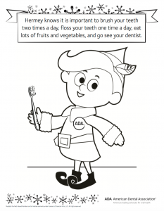 elf coloring sheet